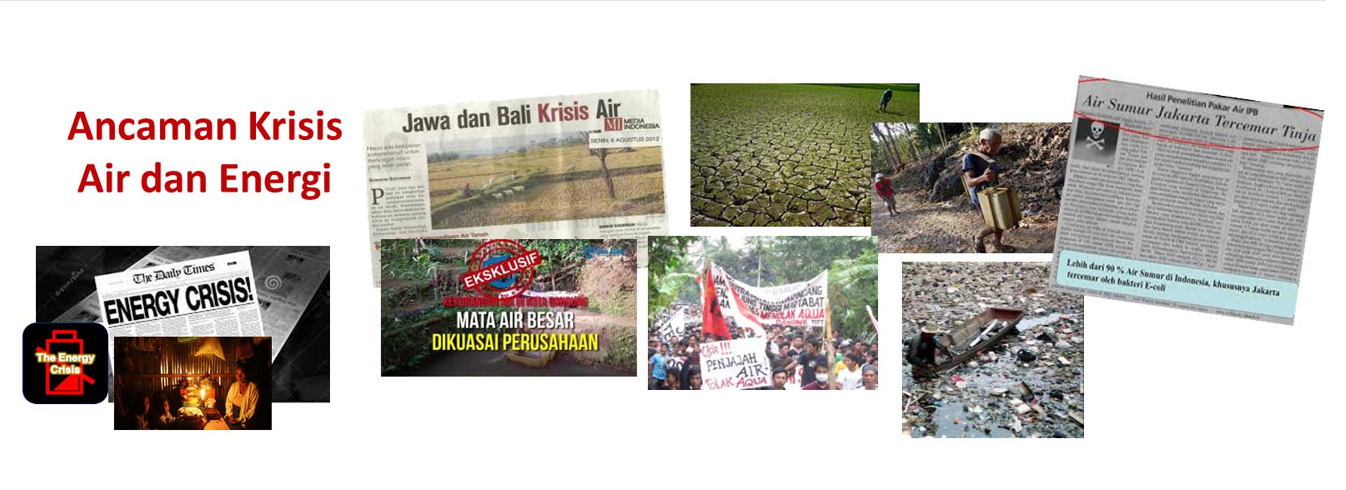 Krisis air dan energi di Indonesia